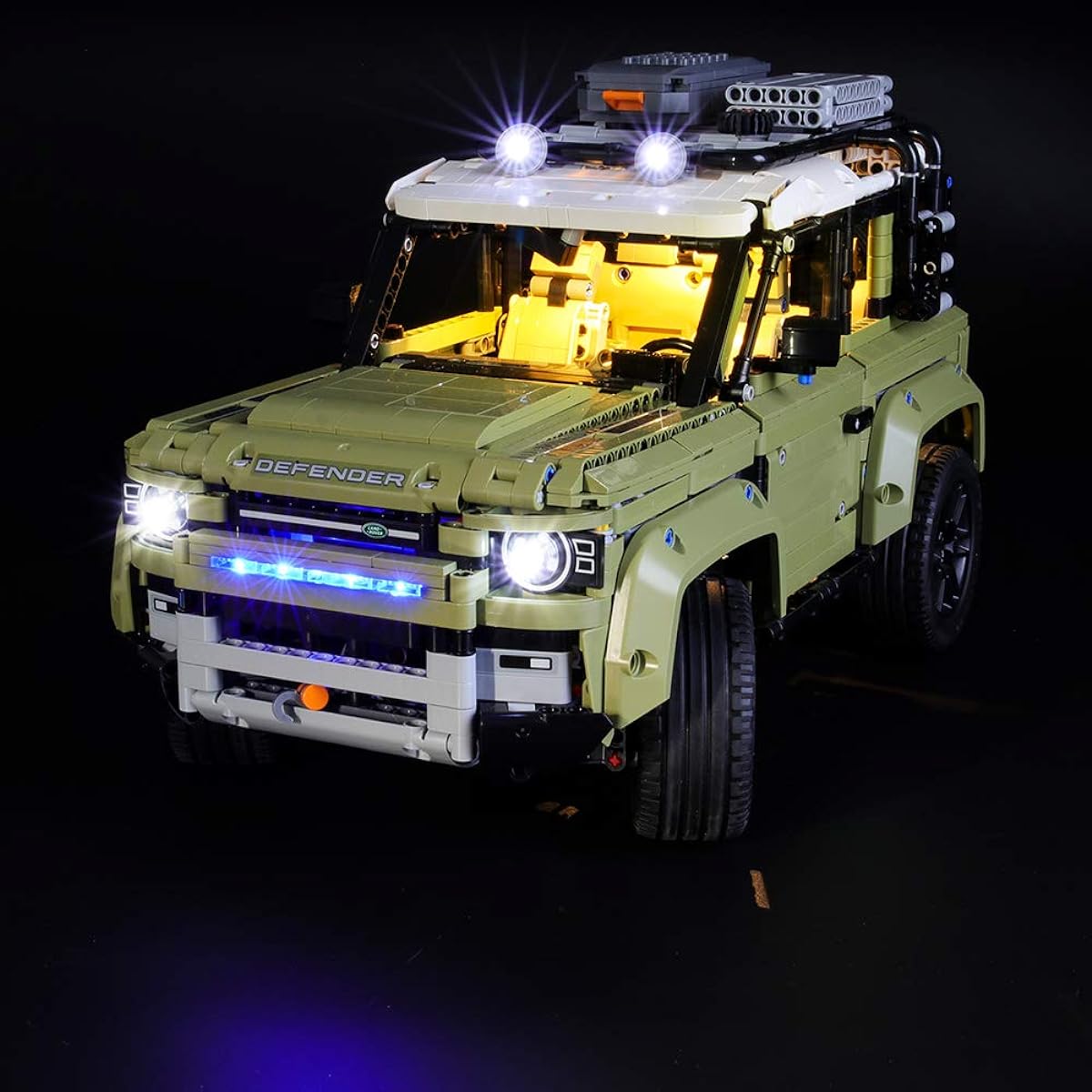 LIGHTAILING Light Set (Technic Land Rover Defender) for Building Blocks Model - LED Light Kit Compatible with Lego 42110 (Model Not Included)