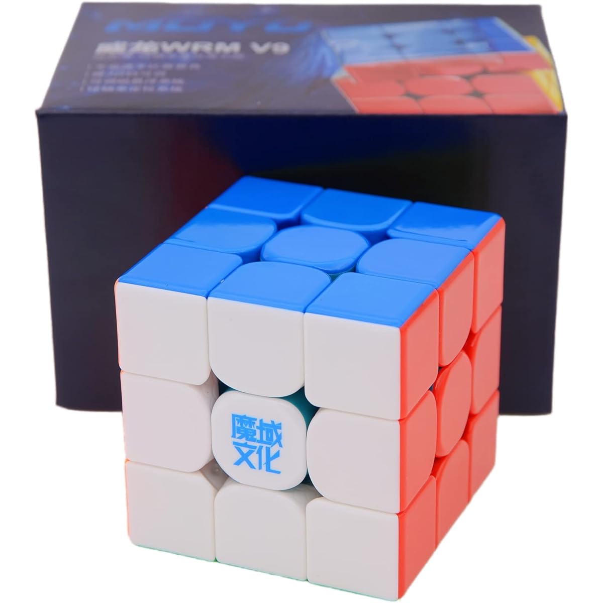 Bucubke Moyu WeiLong WRM V9 MagLev Ball-Core UV 3x3 2023 Stickerless Magic Cube WeiLong V9 Magnetic Levitation Ball Core UV Puzzle Magic WeiLong V9 Ball Core UV Cube