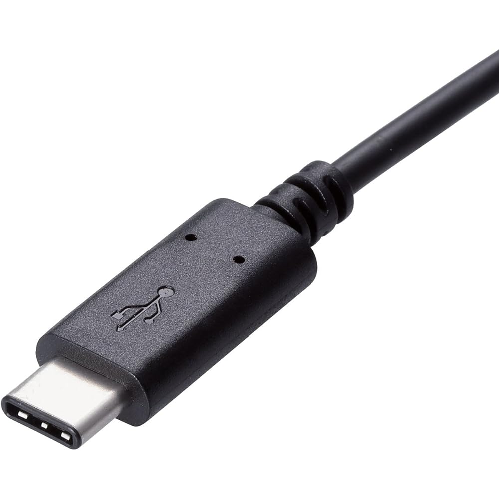 ELECOM USB Cable for Charging and Data Transfer TypeC & TypeC USB3.1 Compatible with iPhone 15 100W (20V/5A) Power Supply Up to 10Gbps Data Transfer 1m Black USB3-CC5P10NBK