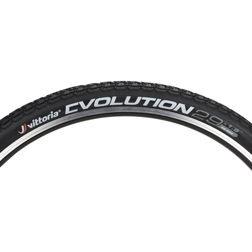 Vittoria Evolution Clincher [Evolution(Rigid)] All Black [Casing: Nylon 26TPI]