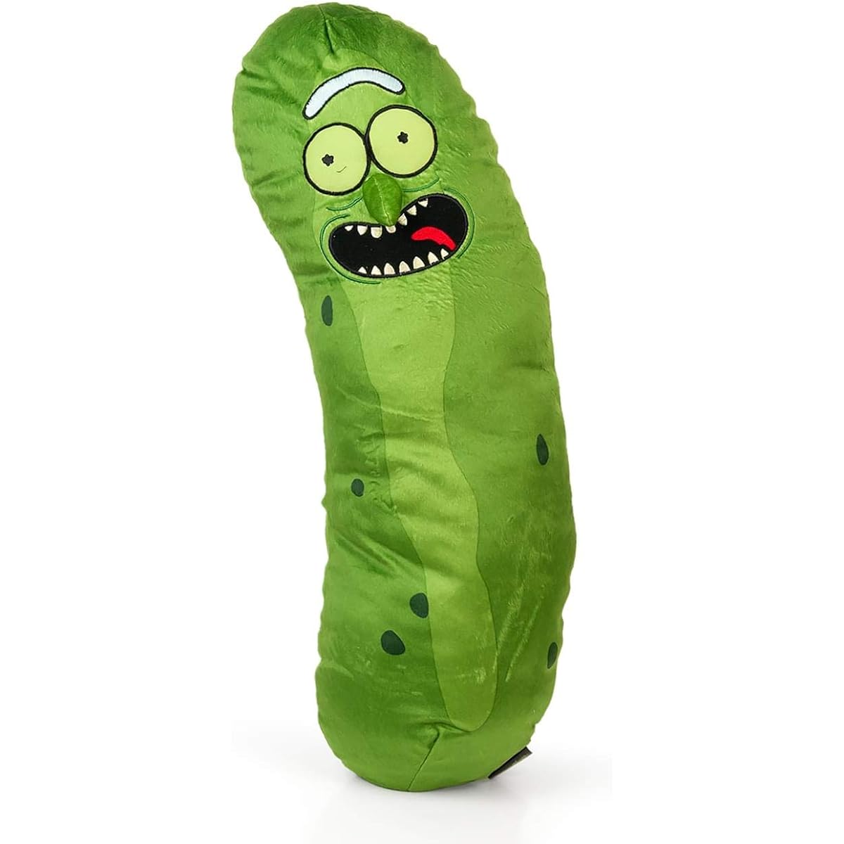 Rick and Morty Pickle Rick Plush Pillow - 20" Scientist Doll Collectible Figure - Adult Swim Season 3 Character Stuffed Animal - Rick Sanchez & Funny Cartoon TV Series Fan Gift