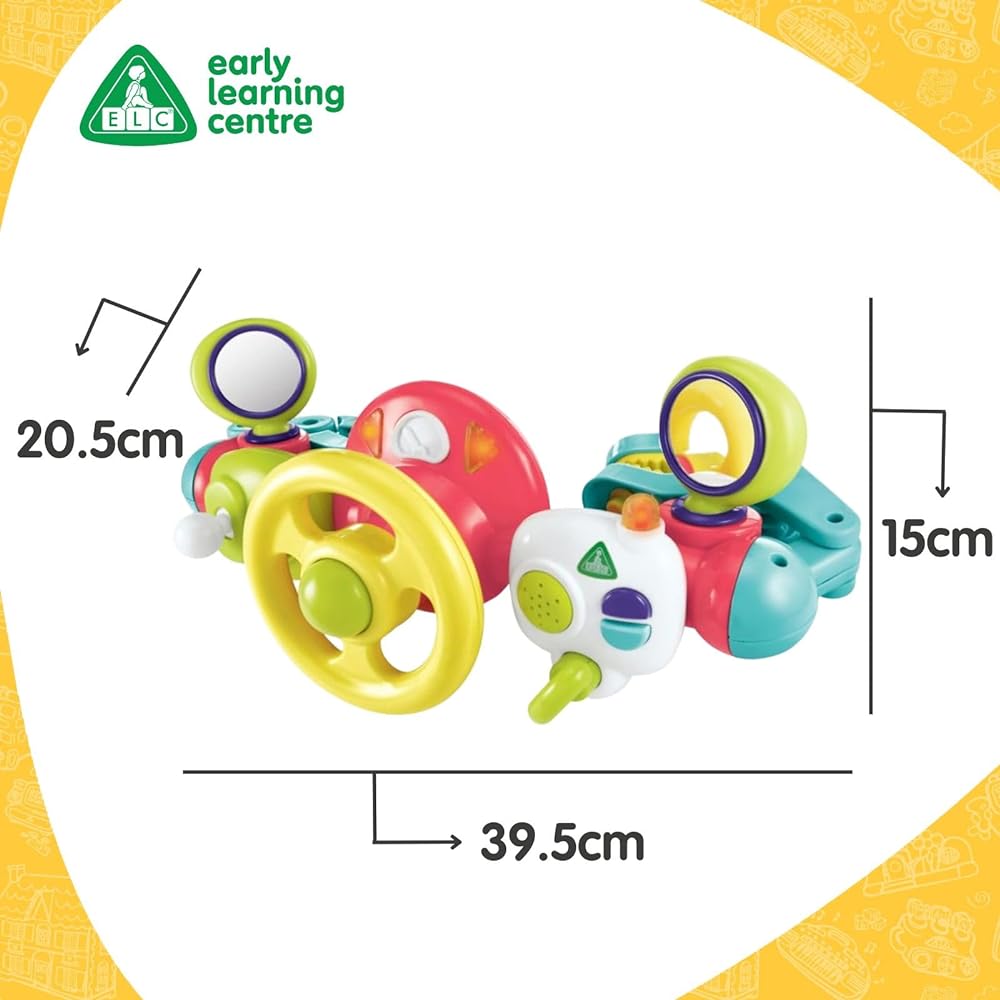 Early Learning Center Early Learning Center Light & Sound Buggy Driver Stroller Toy Drive Handle 147696 Genuine Product