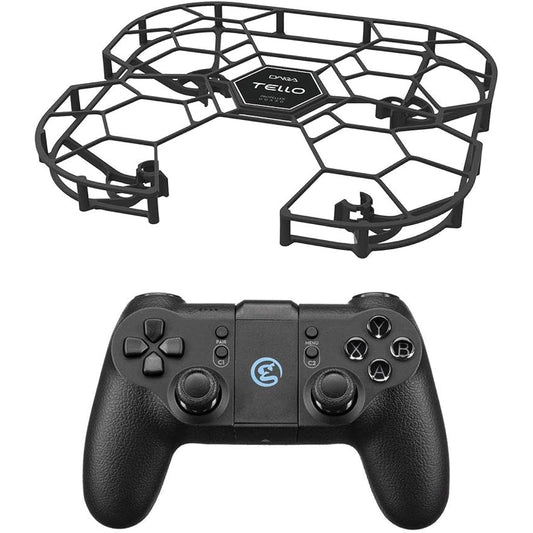 CYNOVA Quick Release Lightweight Protective Cage with Full Propeller Guard & T1d Gamepad Remote Control DJI Tello/Tello EDU Drone Accessories