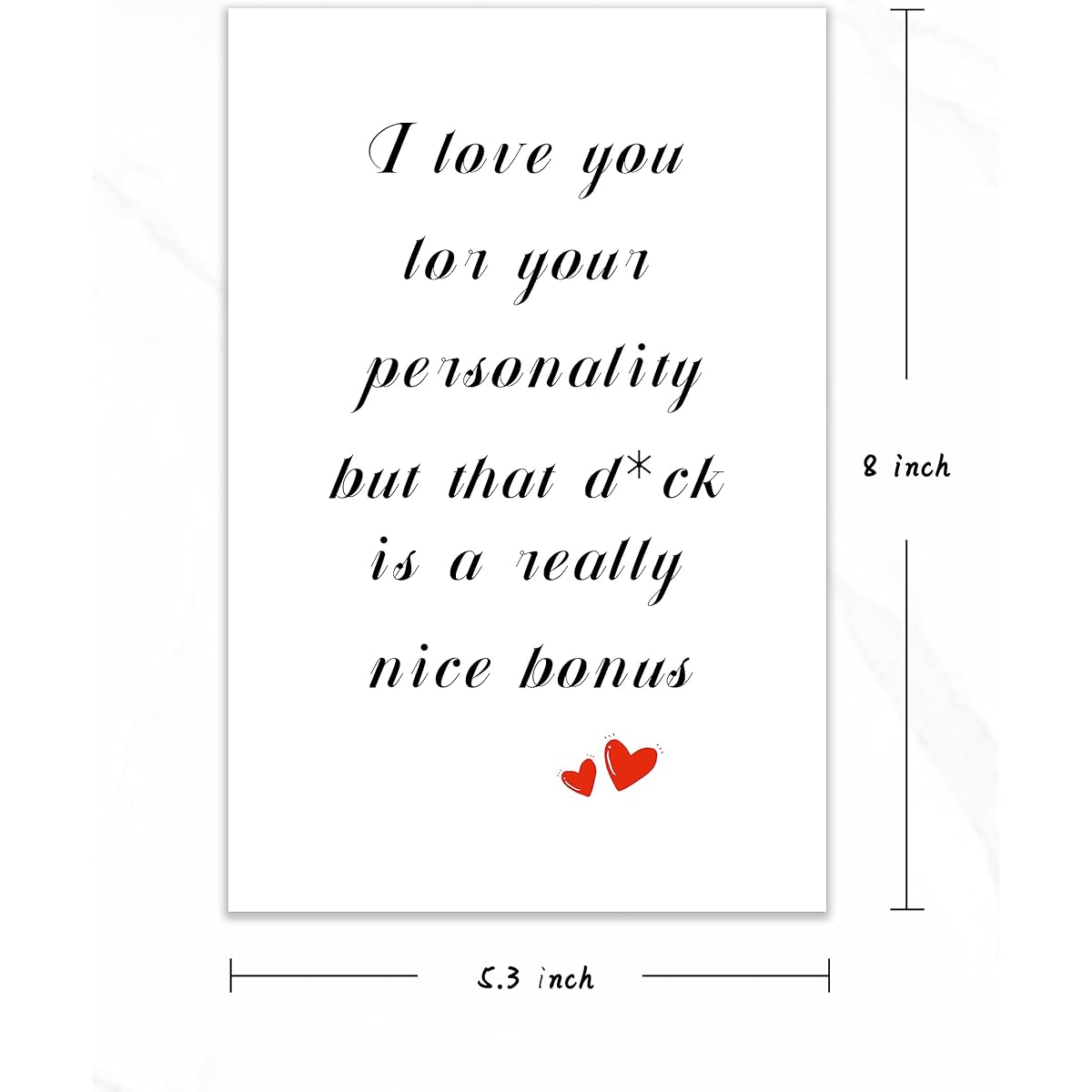 Fumnwoks Humorous Anniversary Cards for Gentlemen and Women, Funny Valentine's Day Cards for Boyfriend and Girlfriend, Wedding Anniversary Cards for Couples, Funny Birthday Cards Gifts
