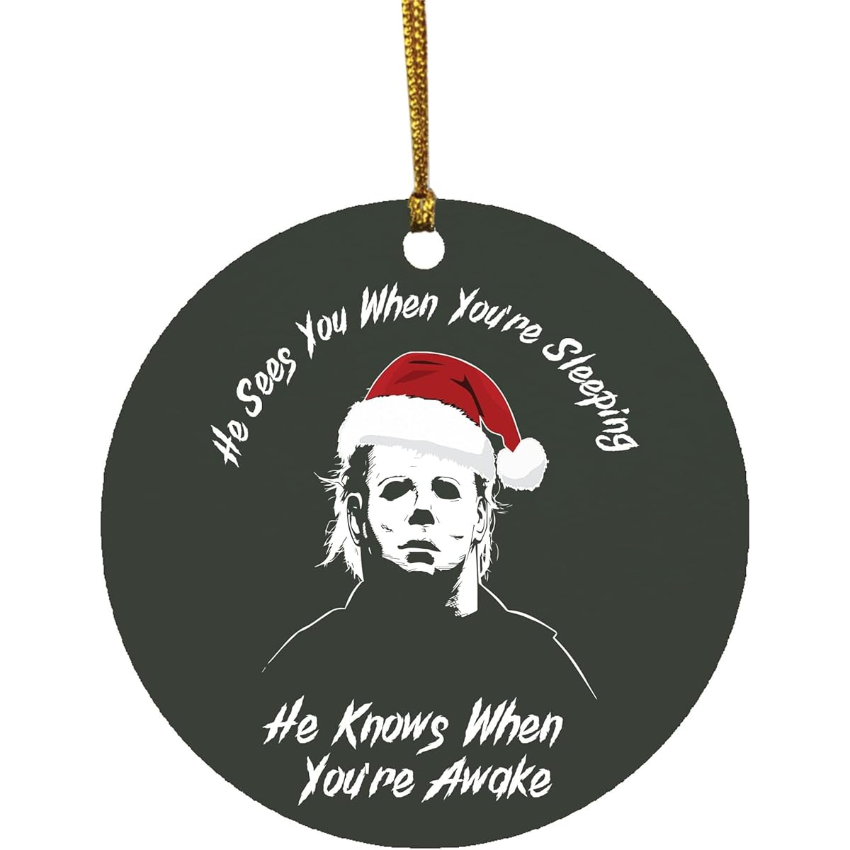 Michael Myers Christmas Ornaments Michael Myers Christmas Ornaments for Christmas Trees Funny Michael Myers Ornaments