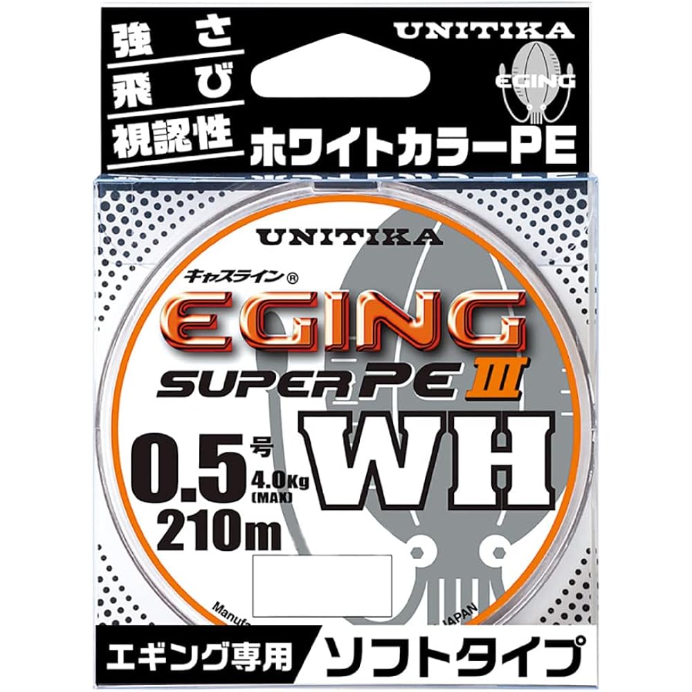 UNITIKA PE Line Cast Line Egging Super PEIII WH 210m White