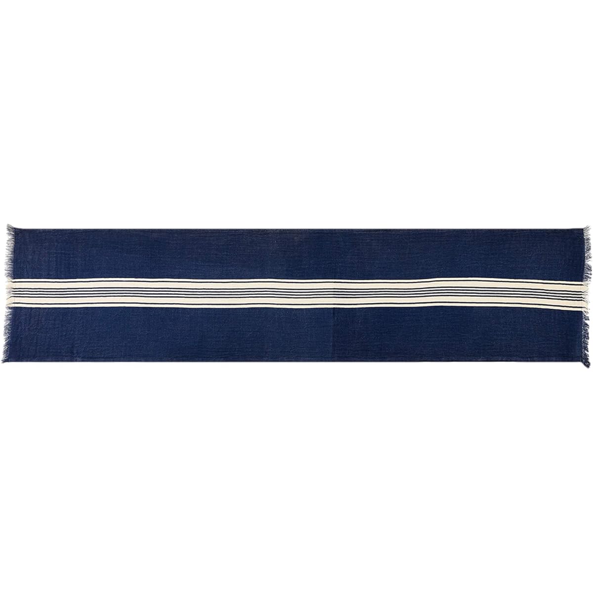 Mud Pie Fringe Navy Runner