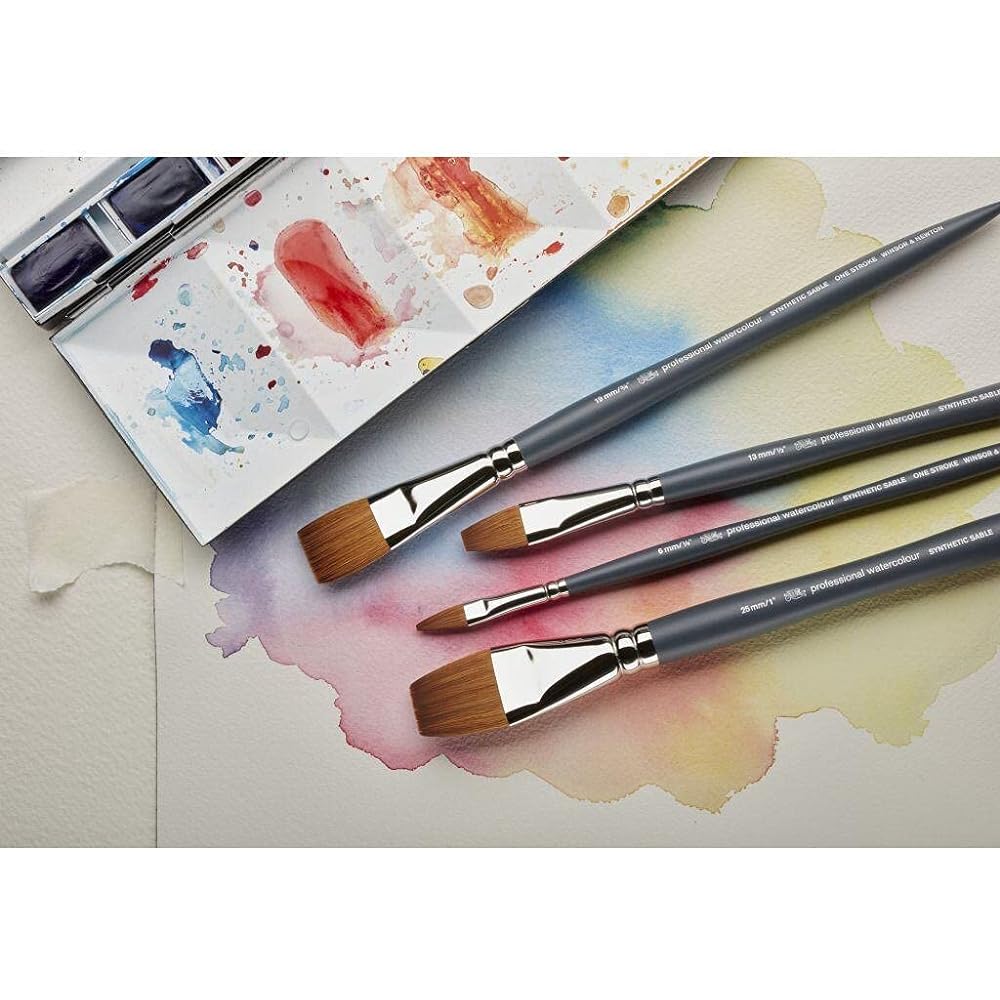 Winsor & Newton Professional Watercolor Brush Synthetic Gray Eichhörnchen Mittel