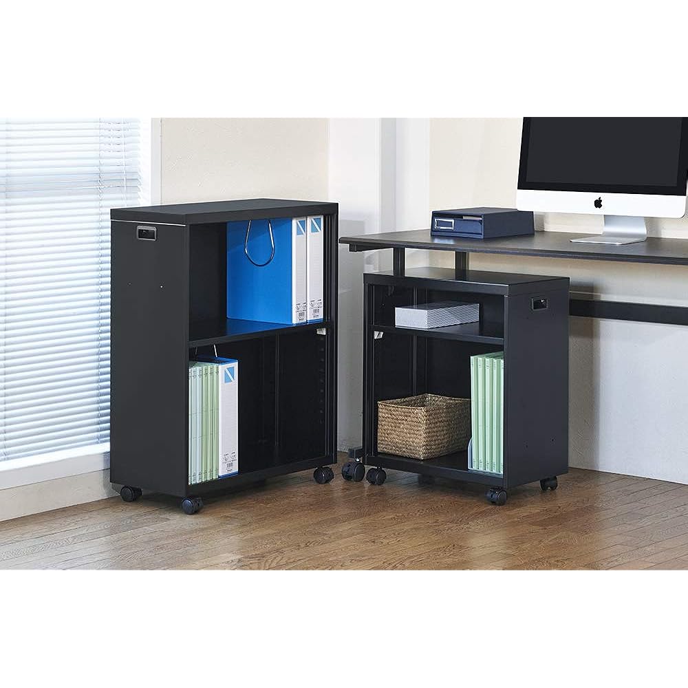 Nakabayashi Desk Turner 600×800mm Black ND-723-BK