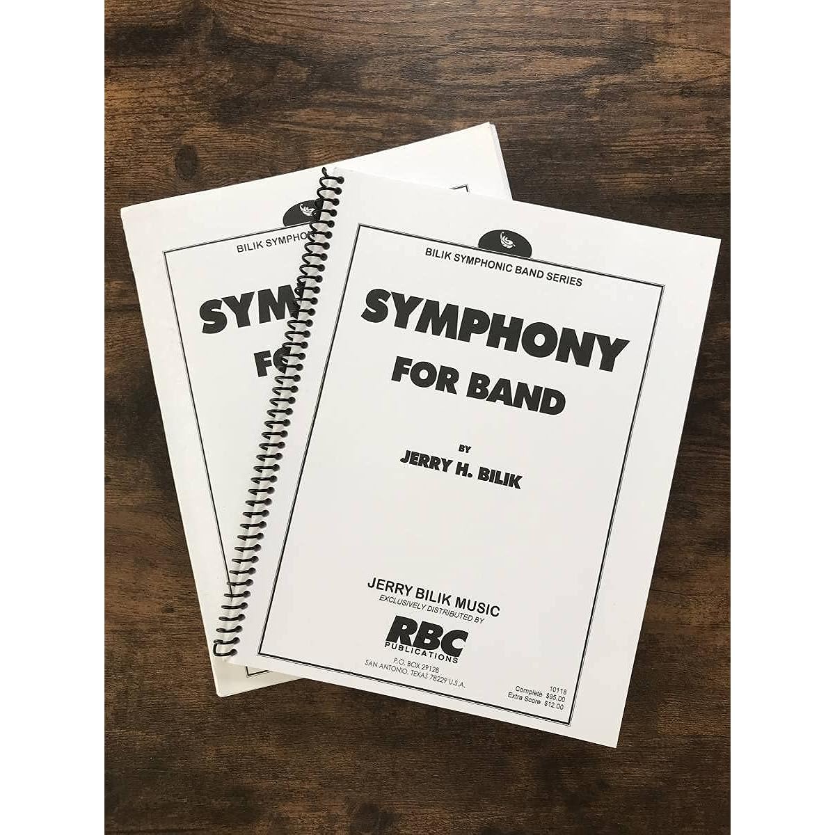 Wind Orchestra Sheet Music Jerry H. Bilik: Symphony for Wind Orchestra Symphony for Band Symphony for Band