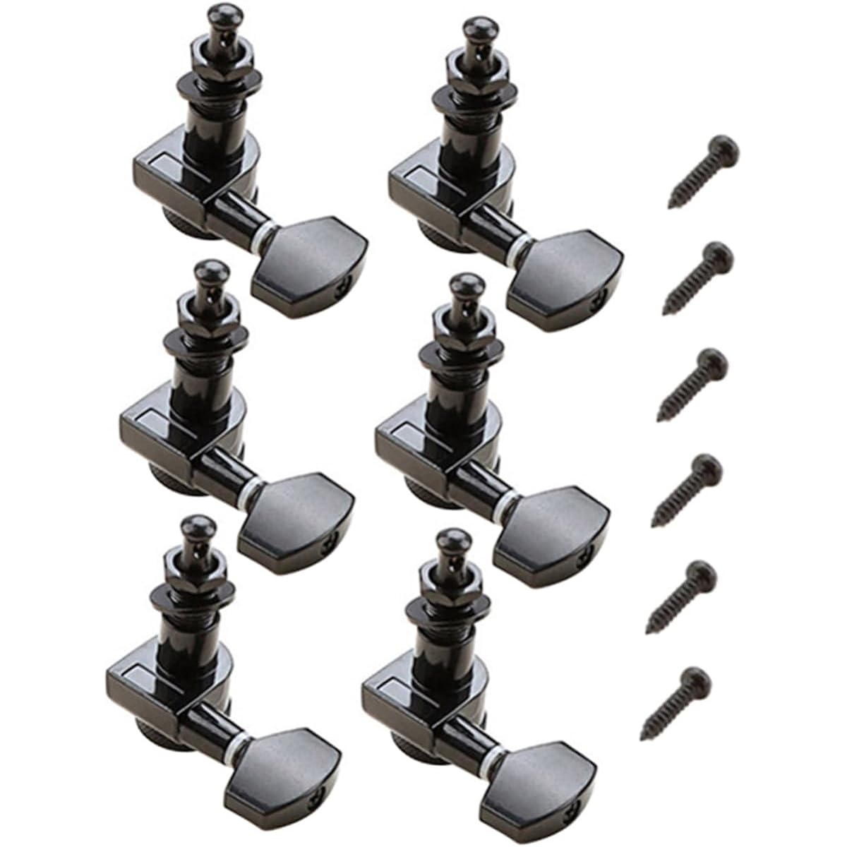 VICASKY 4 Sets Strings Accurate Pro Guitar Tuner Guitar Parts Guitar Parts Selection Subjects Knobs Piano Keys Strings Musical Instruments Zinc Alloy