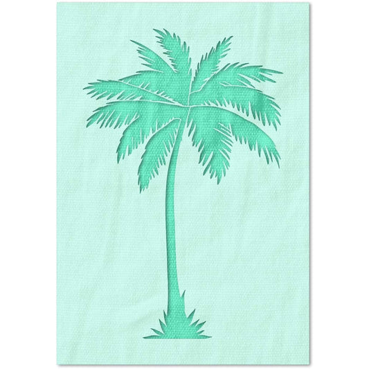 StencilStop Palm Tree Stencil - Reusable for DIY Projects, Painting, Drawing, Crafts - 14 Mil Mylar Plastic (15.5 x 24 Inch)