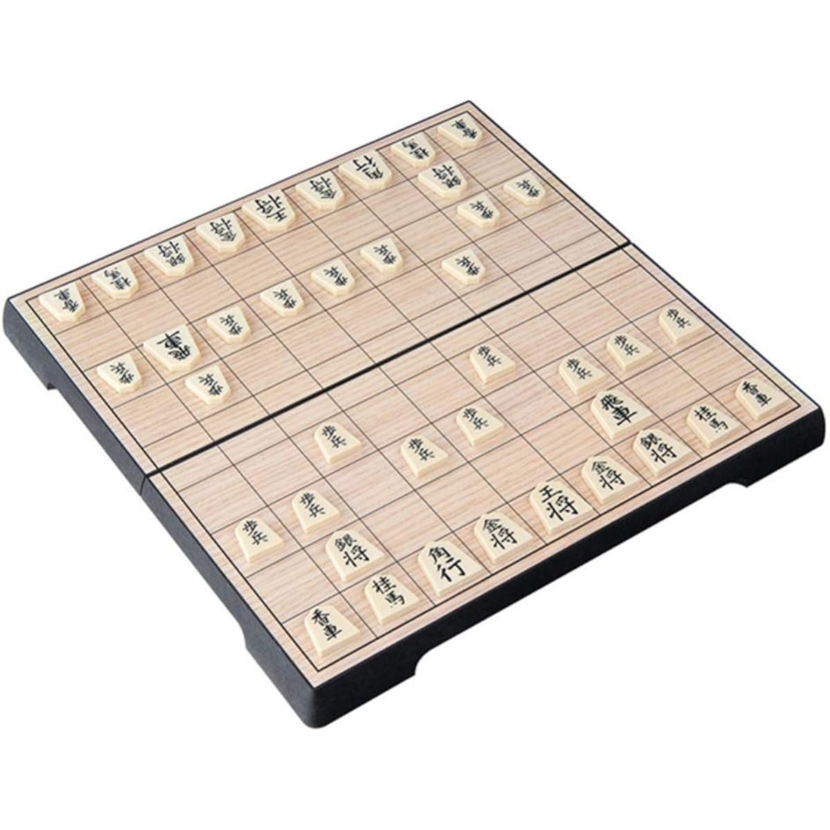 NUOBESTY Magnetic Japanese Ogi Game Portable Foldable Shoghi Chess Table Board Game Travel Home Use