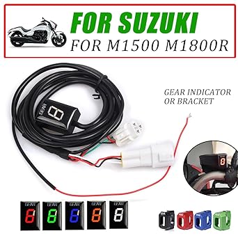Digital Meter Display For Suzuki Intruder M1800R Boss M1500 M 1500 M 1800R 1800 R Motorcycle Accessories Gear Indicator ECU Speed Gear Display Meter Indicator Meter Display