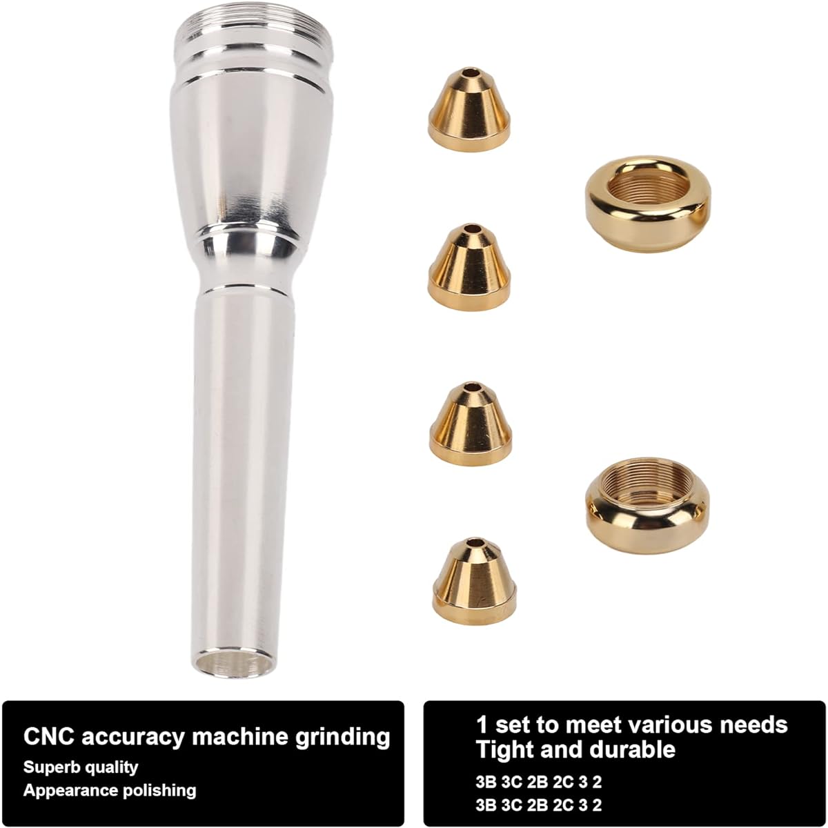 Trumpet mouthpiece set 3C 3B 2C 2B metal trumpet mouthpiece beginner trumpet practice mouthpiece