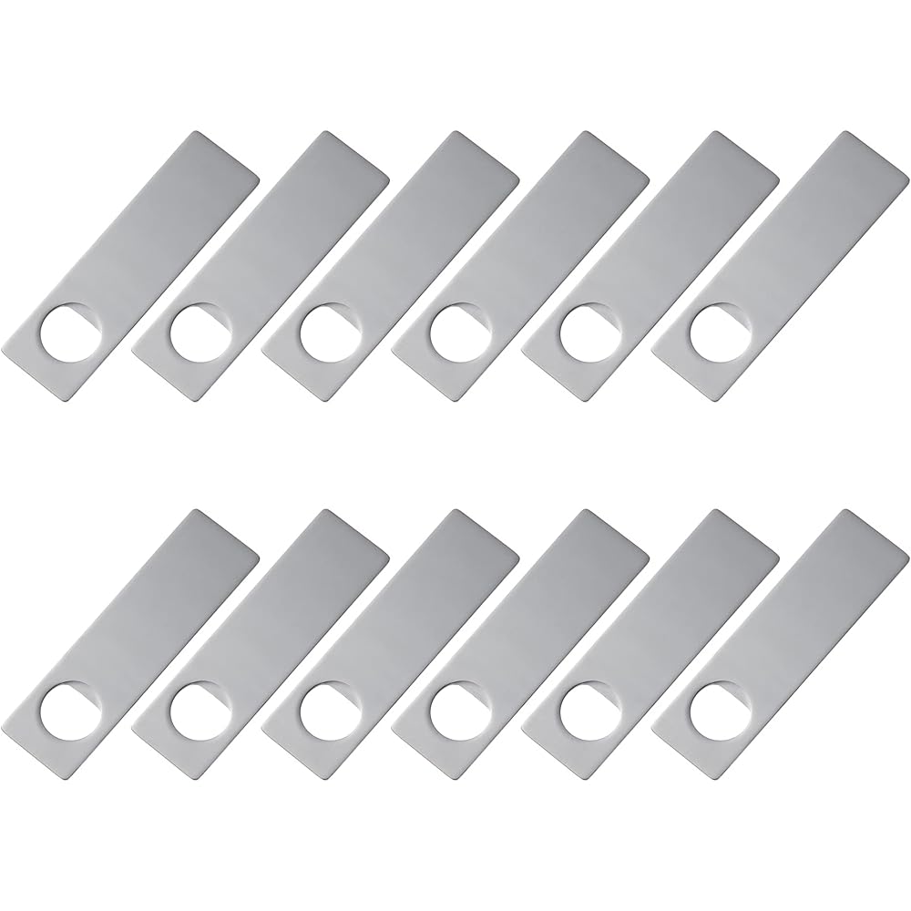 Nagao Square Bottle Opener 18-8 Stainless Steel Made in Japan Set of 20