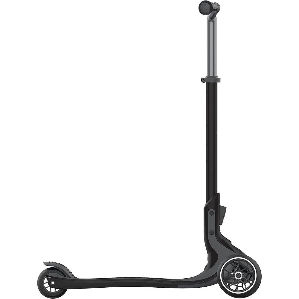 GLOBBER Kickboard Flash Foot Brake Outdoor Play Children Vehicle Kick Scooter Ultimate Black WLGB612120