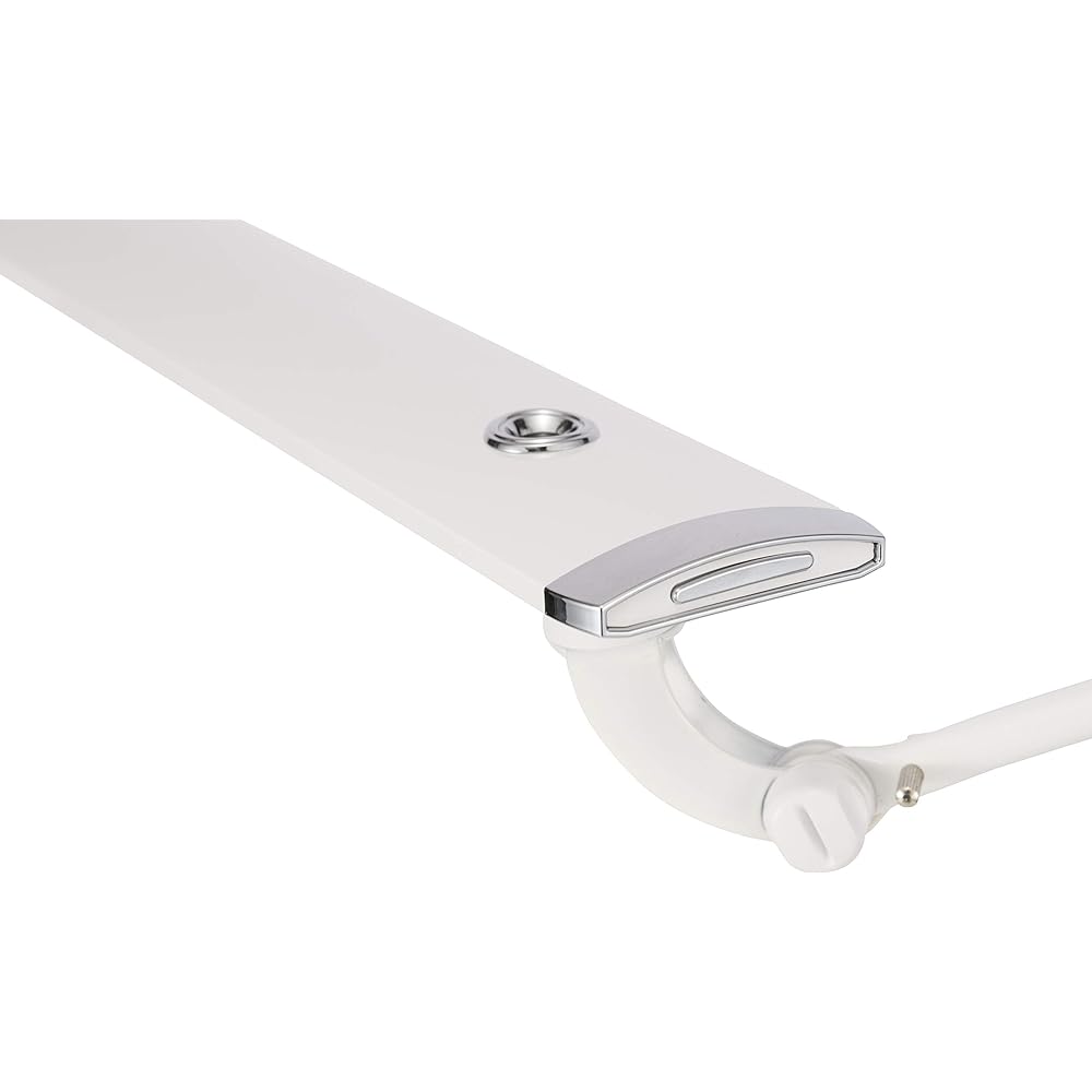 Desk Light LED Made in Japan Touchless Switch Easy on the Eyes Dimming Function Clamp Type LEX-980 (White)