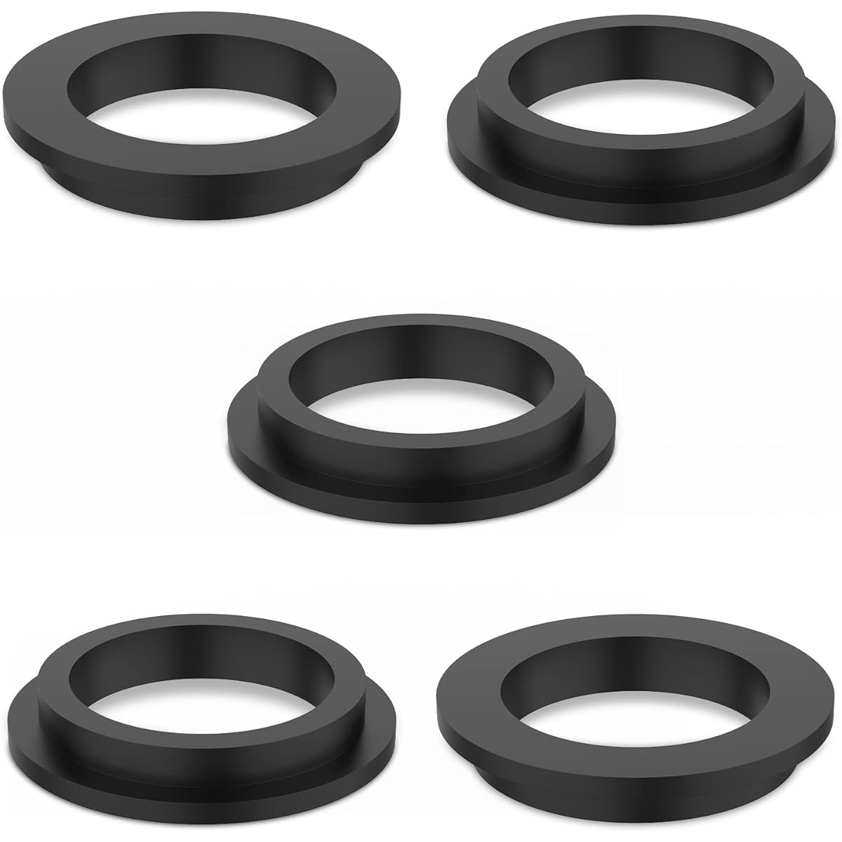 GRONGU Pool Filter Pump L Shape O-Ring Compatible with 11412 Intex Sand Filter Pump Air Release Valve and O-Ring Replacement for Intex Pool Pump Parts - Pack of 5