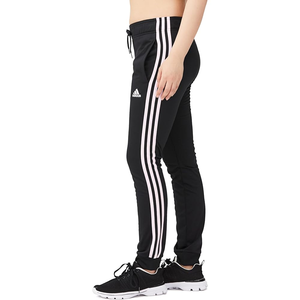 [Adidas] Jersey Bottom Essentials Warm Up Slim Tapered 3 Stripes Track Pants MBL97 Women's