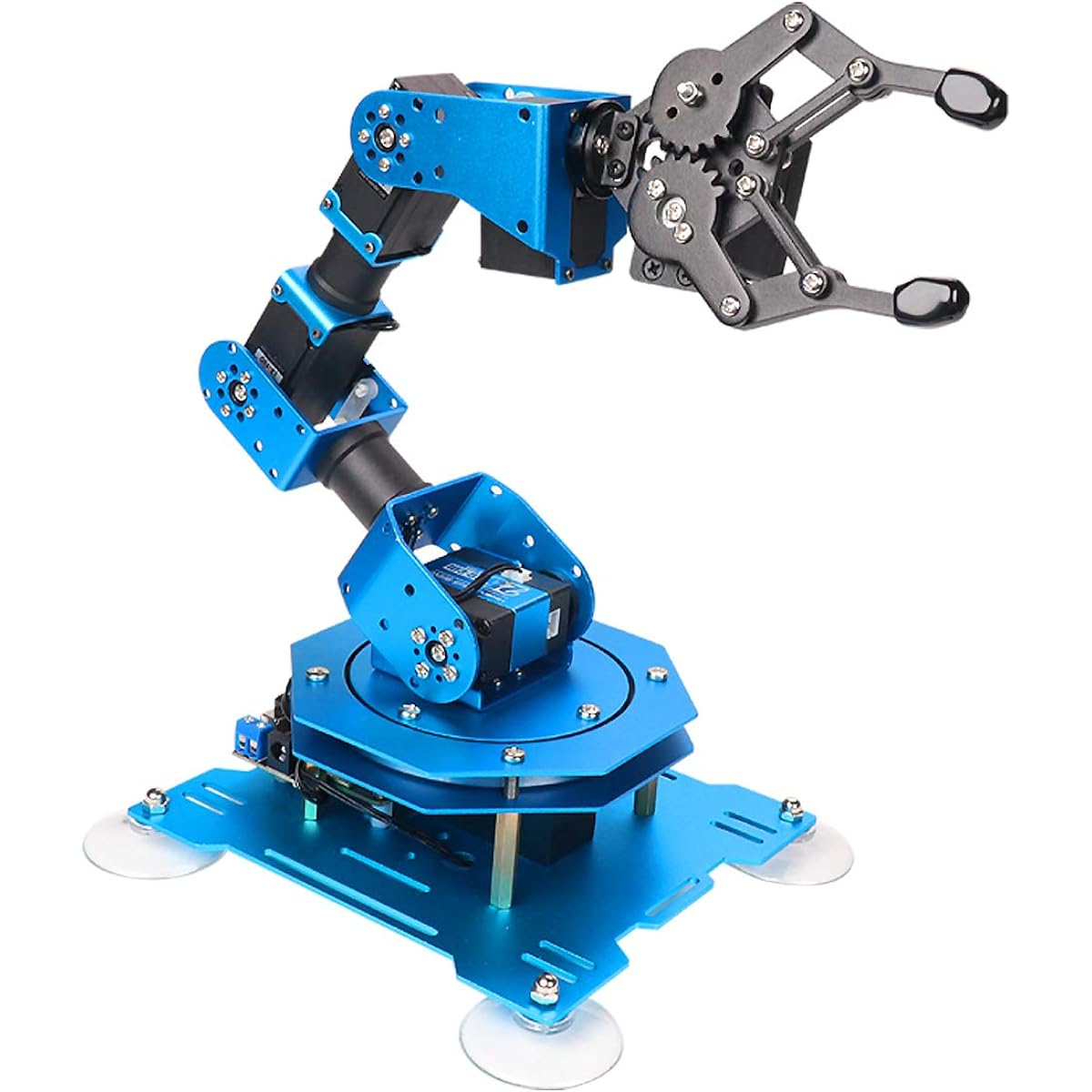 LewanSoul xArm 1S Programmable Desktop Robot Arm with Powerful and Robust Intelligent Bus Servo with Position and Voltage Feedback Function (No Assembly Required)