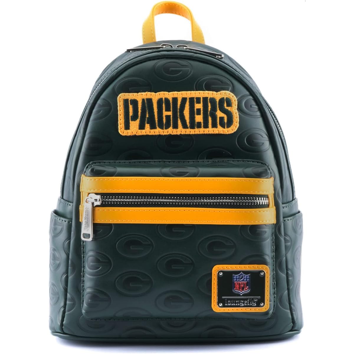 Loungefly NFL: Green Bay Packers logo all-over print backpack