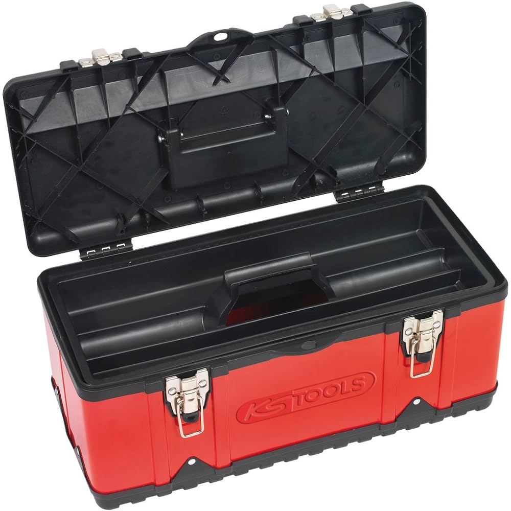 KS TOOLS Plastic sheet steel toolboxes 582x298x255mm Plastic sheet steel toolboxes 582x298x255mm 850.0345