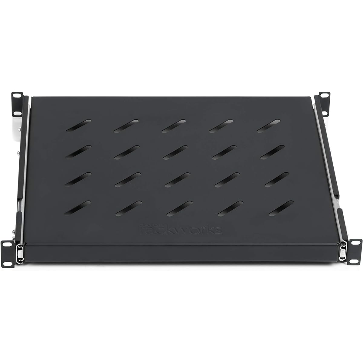 Gator gshock12l ATA 12 Deluxe Polyethylene Shock Rack with Rubber Shock Suspension 1U Rack Space - Sliding GRW-SHELF1SLD