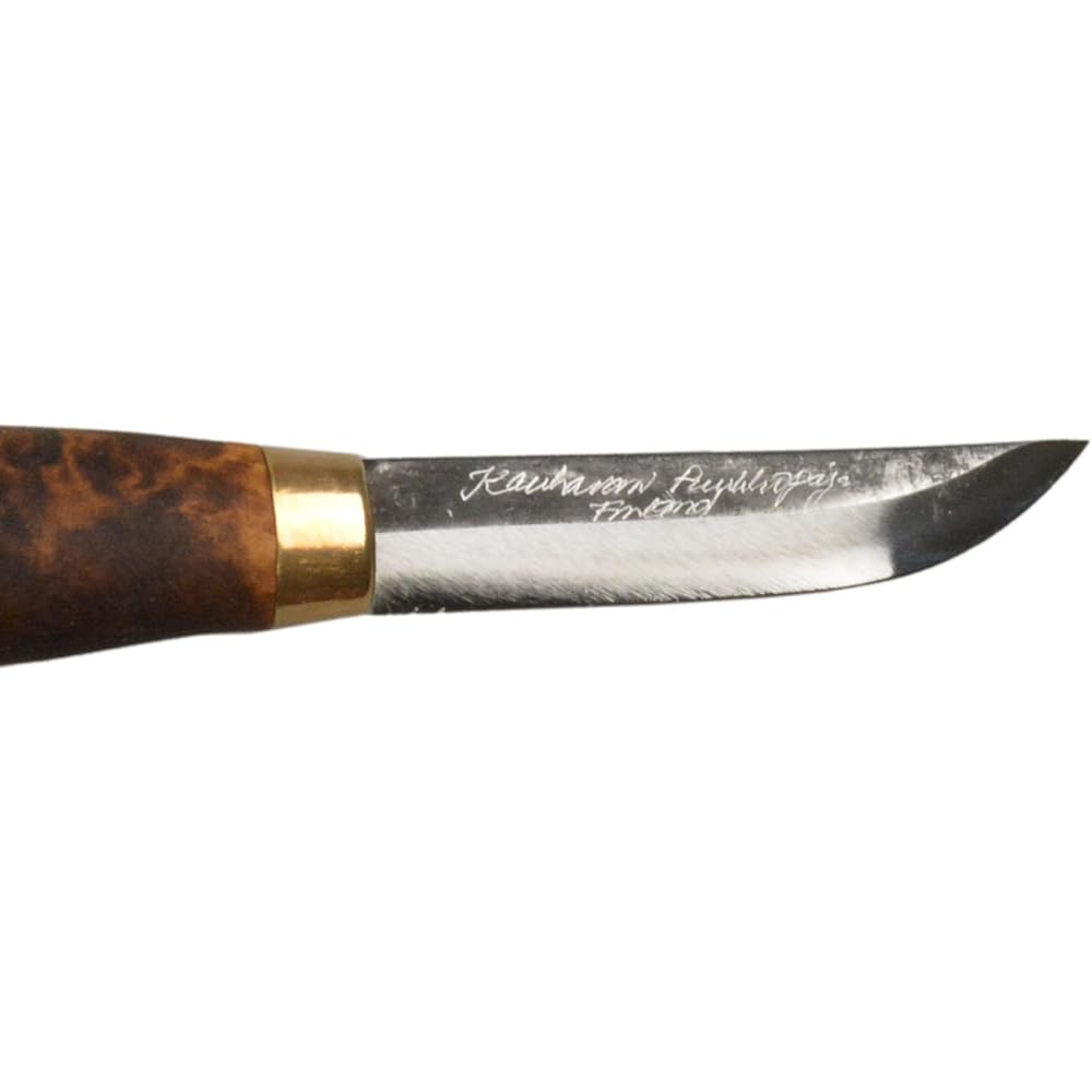 Nordic Scandinavian Outdoor Knife Kauhabampukopaya Visa 105#108 Brown 03-01-paja-0004