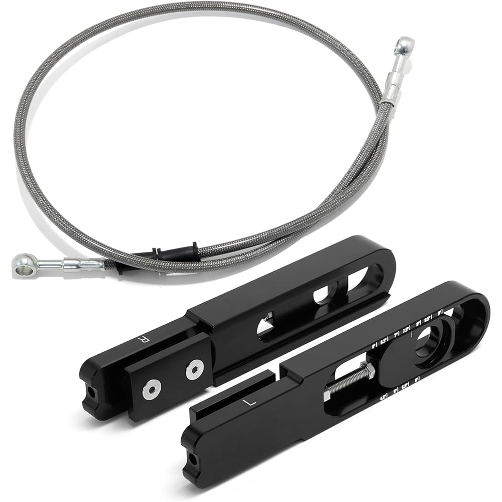 TARAZON Swing Arm Extension & Brake Line Compatible Vehicles Kawasaki Ninja ZX9R 2002-2003 ZX12R 2000-2005 ZX14R / ZZR1400 2006-2011
