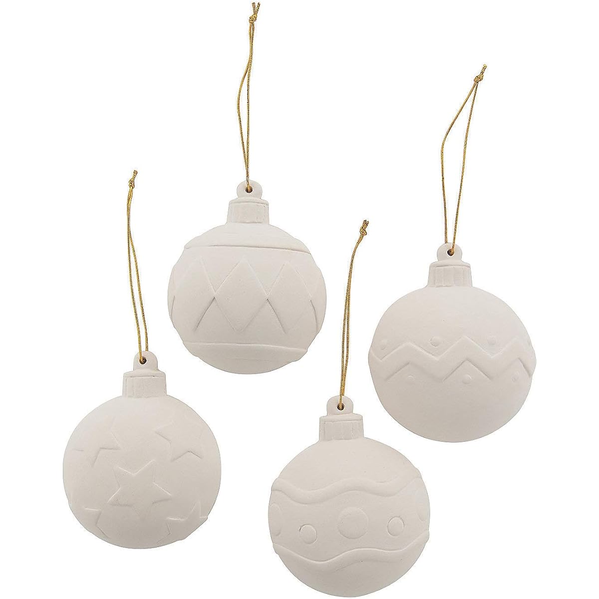 DIY Ceramic Hanging Ornament Craft Kit 12pcs