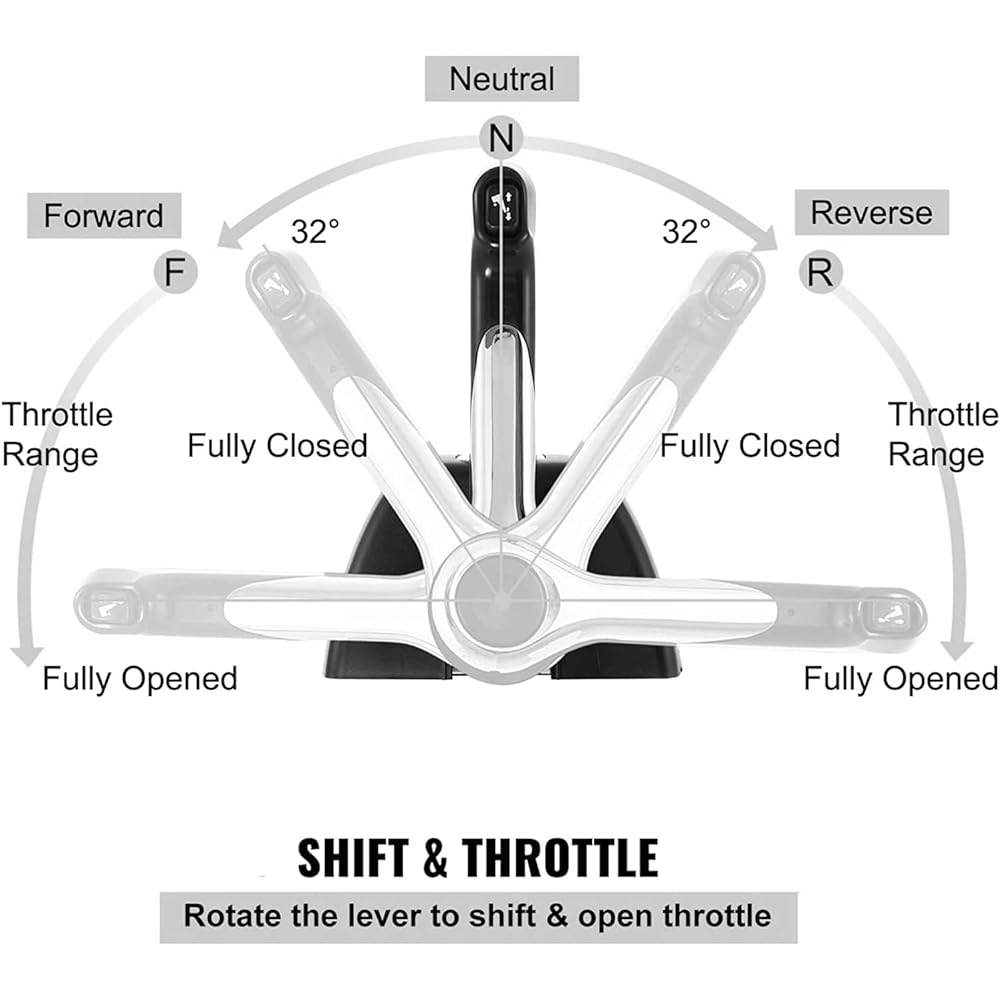 704 704-48205 Binnacle Single Engine Outboard Throttle Remote Control Box for Yamaha Outboard Engine 704-48205-P1-00