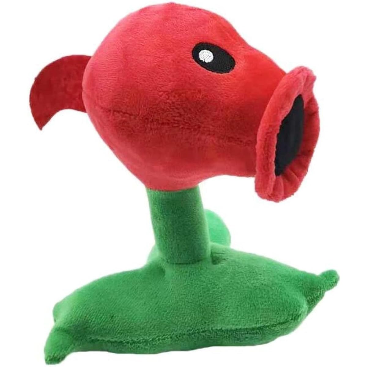 CNRPLAT PVZ Peashooter Plush Toy, PVZ Games Red Cute Stuffed Animal Figure Toys for Birthday Halloween Zombie Valentine's Christmas Super Gift for Boys Girls (9" Red Peashooter Plush Toy)