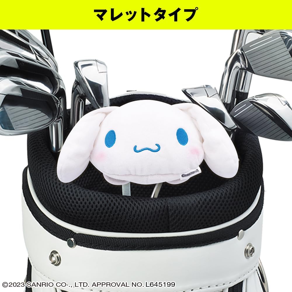 Sanrio Characters Putter Cover Kuromi, My Melody, Cinnamoroll Putter Cover (Mallet Type) Sanrio Licensed Product