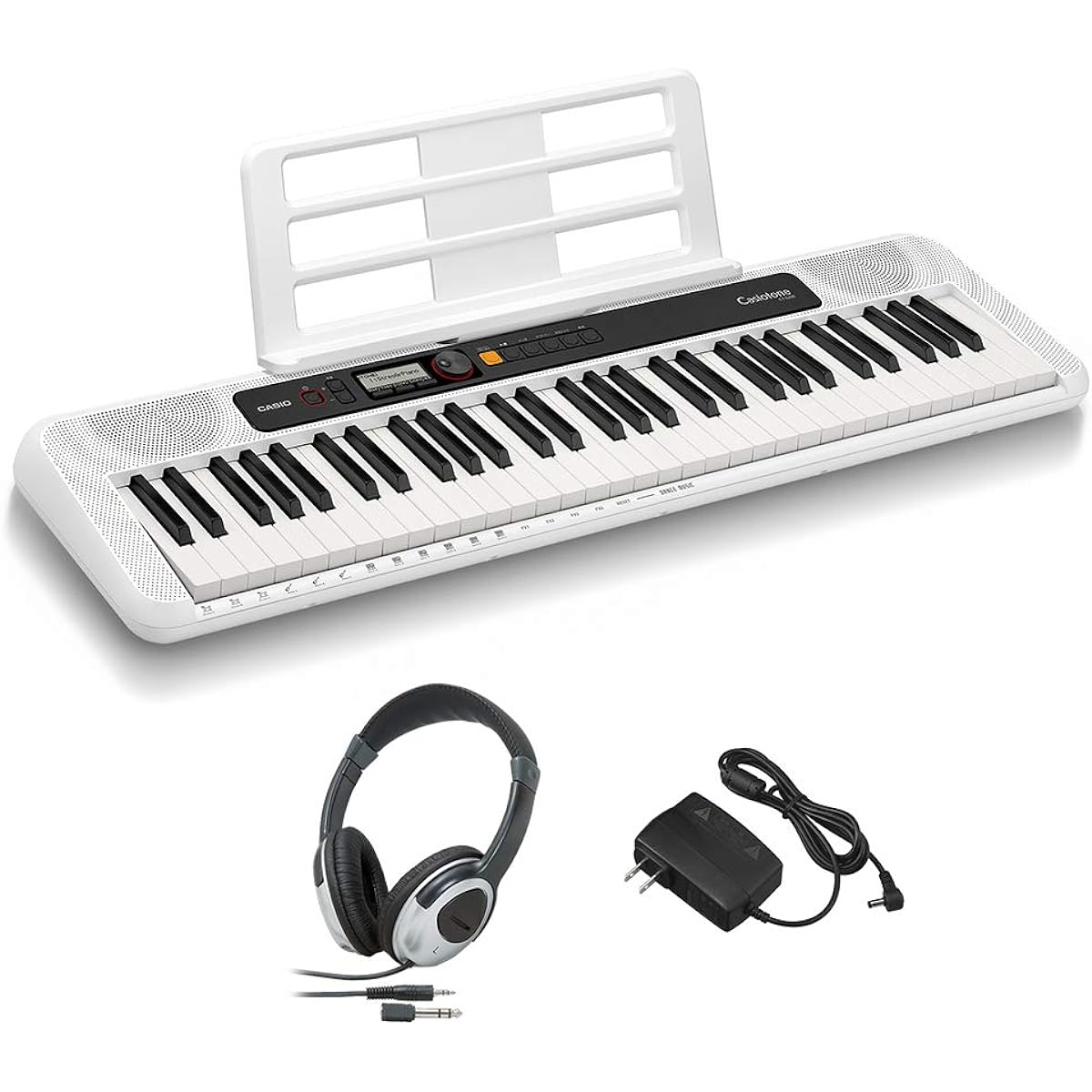 CASIO CT-S200 WE Headphone Set 61 Keys Casiotone Keyboard Electronic Piano