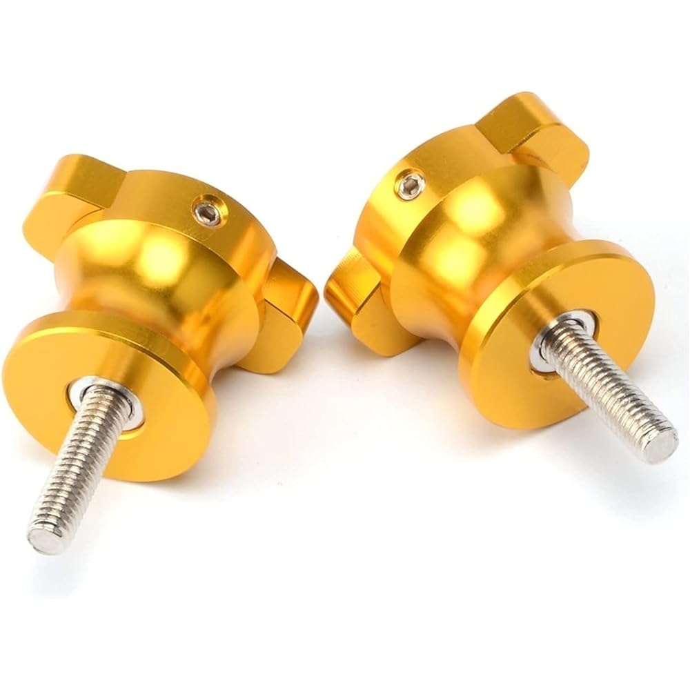 Stand Screw Slider 10mm CNC Swing Arm Spool Bracket Screw Slider is perfect for Kawasaki ER6N ER-6N 2006-2016 2014 2015 (Color: Orange)