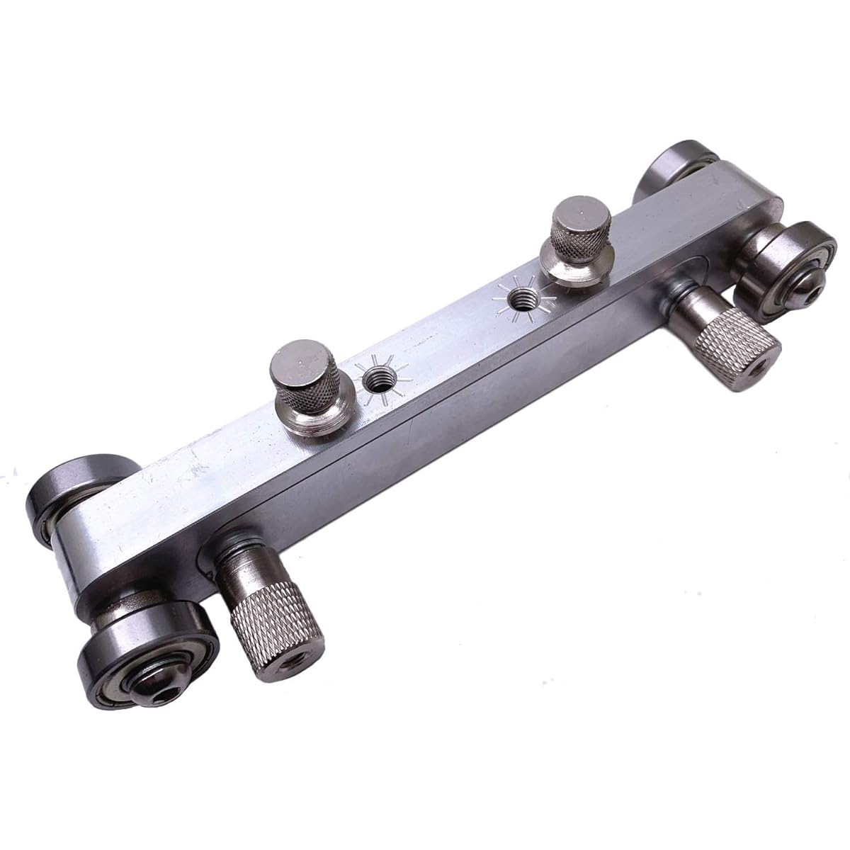 Jiayouy Adjustable Guitar Nut & Bridge Sander Lucier Tool for Electric Acoustic Guitar Bass Silver