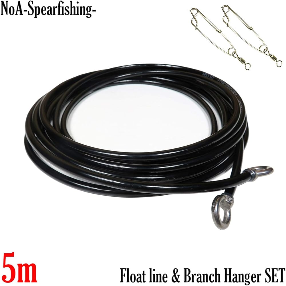 NoA Float Line 5m or 10m Branch Hanger 2 Piece Set Fish Harpoon Free Diving Harpoon Harpoon Harpoon Spearfishing Underwater Gun Spearfishing Diving