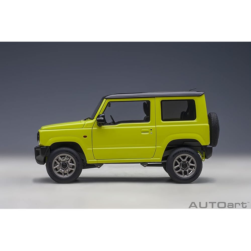 AUTOart 1/18 Suzuki Jimny (JB64) Yellow/Black Roof Finished Product 78501