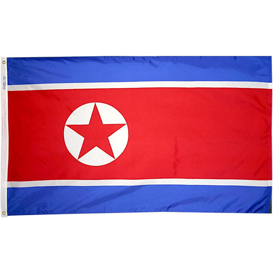 Annin Flagmakers 221493 3 ft. x 5 ft. Nyl-Glo North Korea Flag