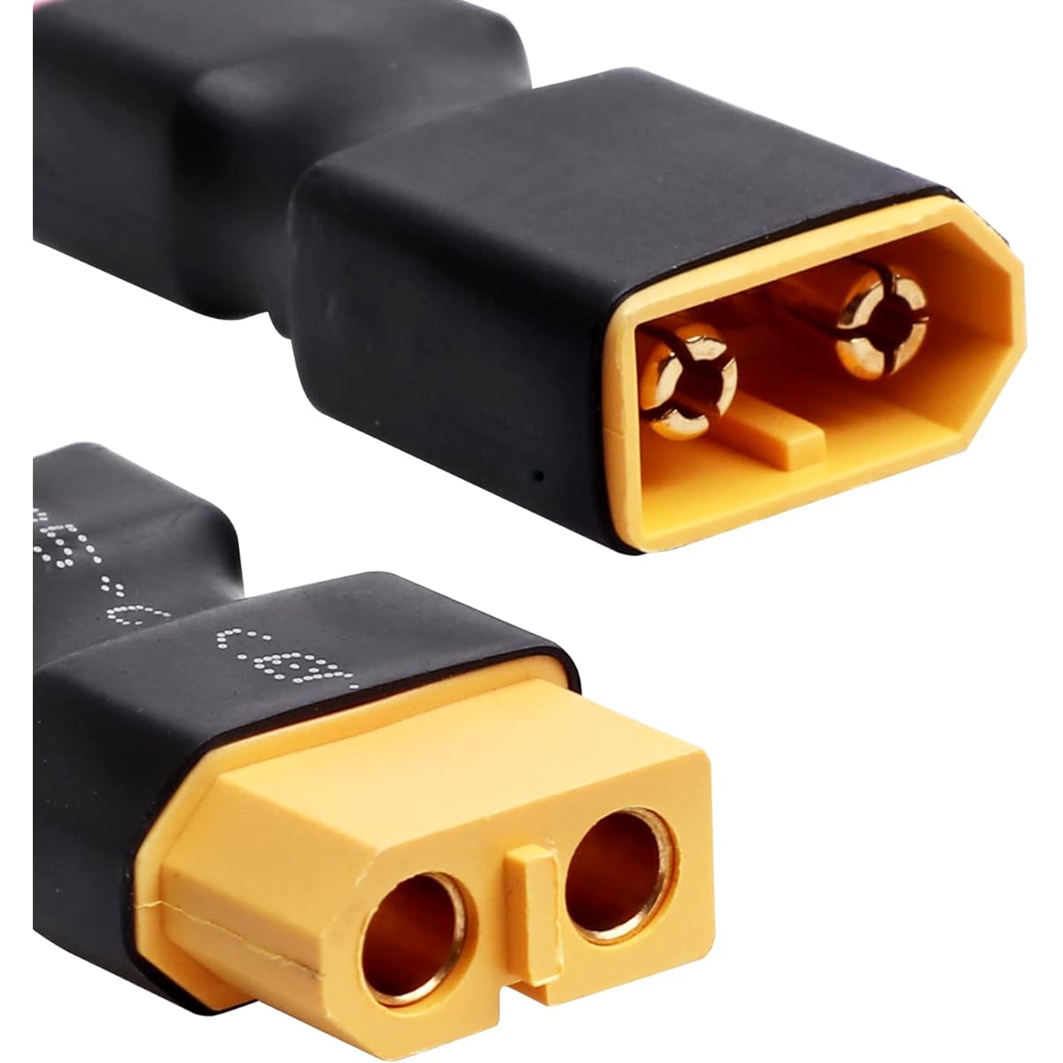 Hobbypark T Plug Dean Style XT60 Connector Adapter RC Lipo Battery Charger Conversion with Battery Strap