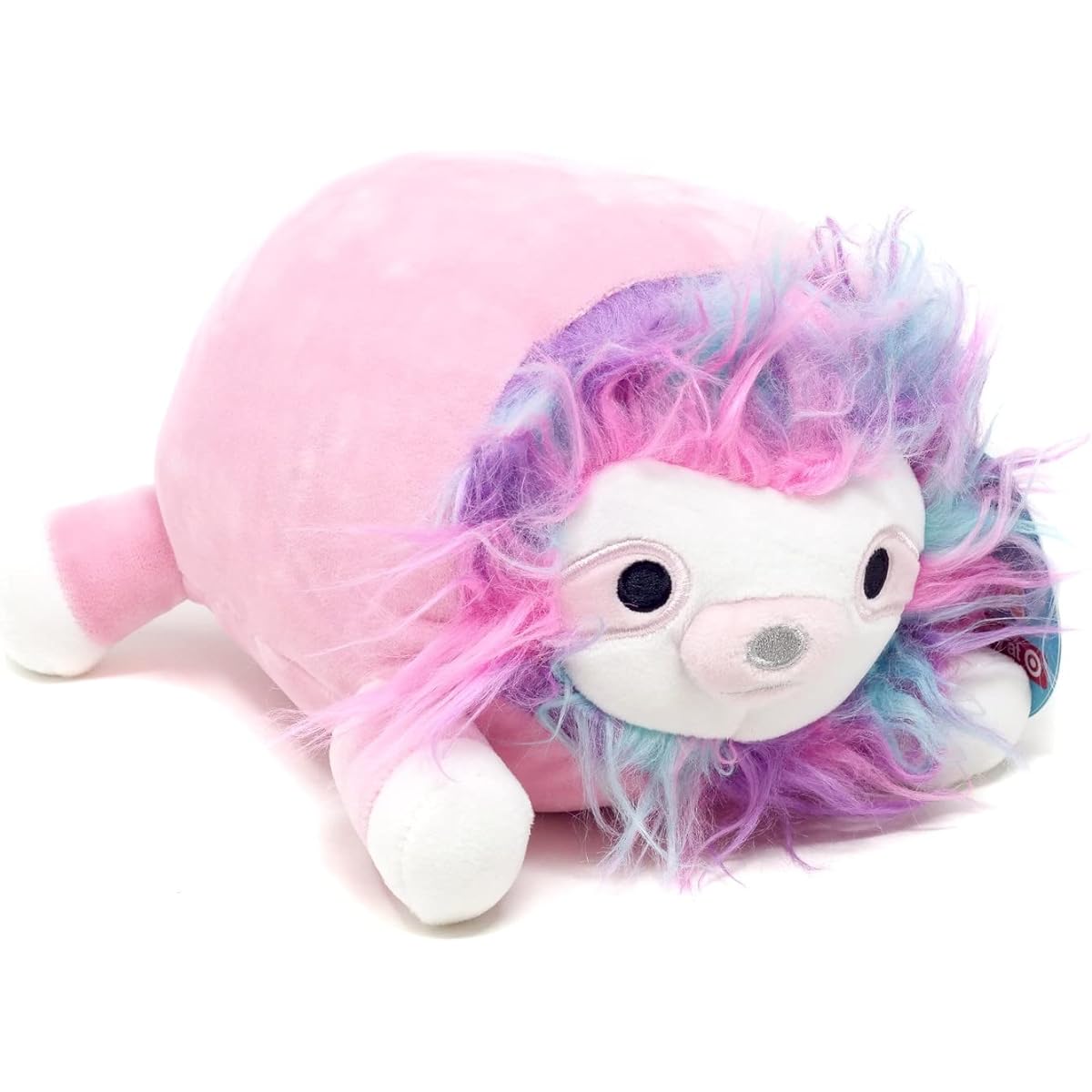 Squishmallow KellyToy 7.5" Laying Hug Mees Plush (Laying the Pink Sloth)
