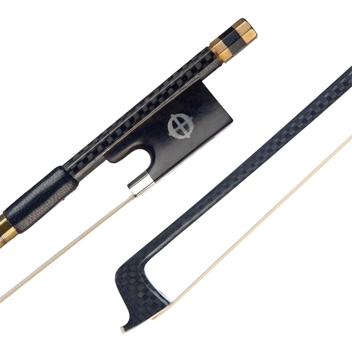 Violin Bow 4/4 Size Violin Bow Carbon Fiber Bow Grid Carbon Fiber Stick Durable Bow Unique Design