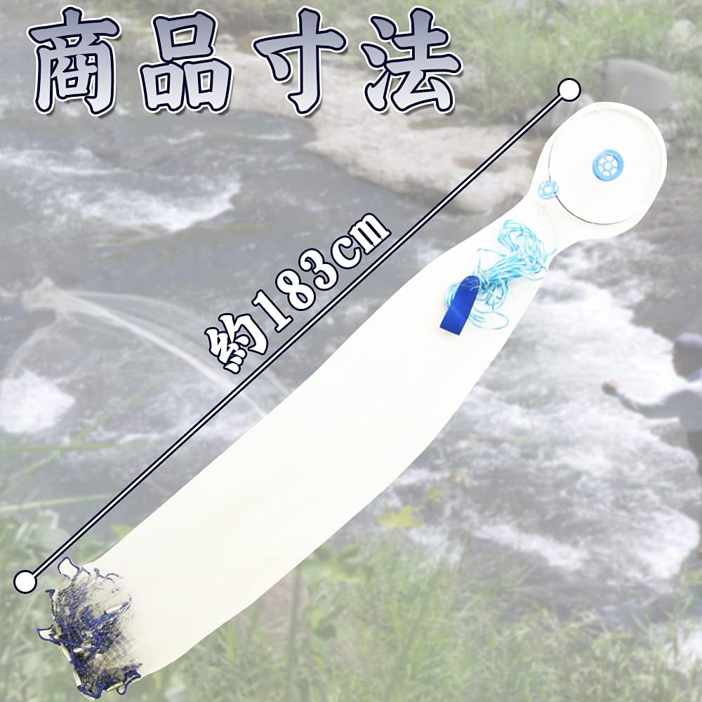 Throwing Net Fishing Net Hand Throwing Net Fish Trap Nylon Easy to Spread Beginner
