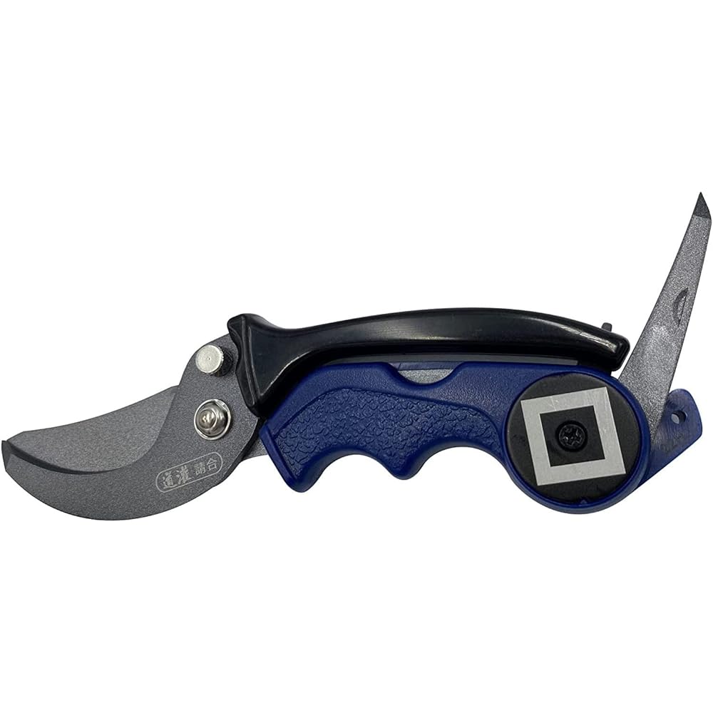 Hapyson Hapyson YQ-880-B Tsumoto Type Measuring Multi Scissors Blue Approx. 185mm x 60mm x 22mm