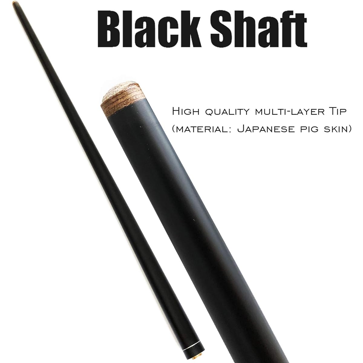 Tai ba cues 2 Piece Pool Cue Stick 13mm Tip Short 48" Junior Kids Cue Hardwood Canadian Maple Professional Billiard Pool Cue Stick 21.5oz (Your Choice) Blue Black