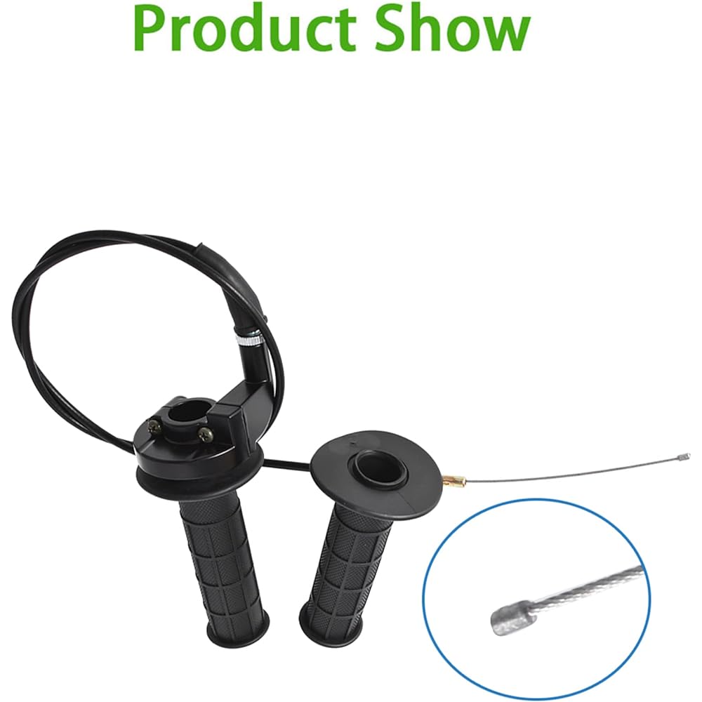 marddpair Throttle Hand Grip Cable Clamp Kit Replacement for Coleman CT200U Trail 200 Mini 196cc 1 Pair