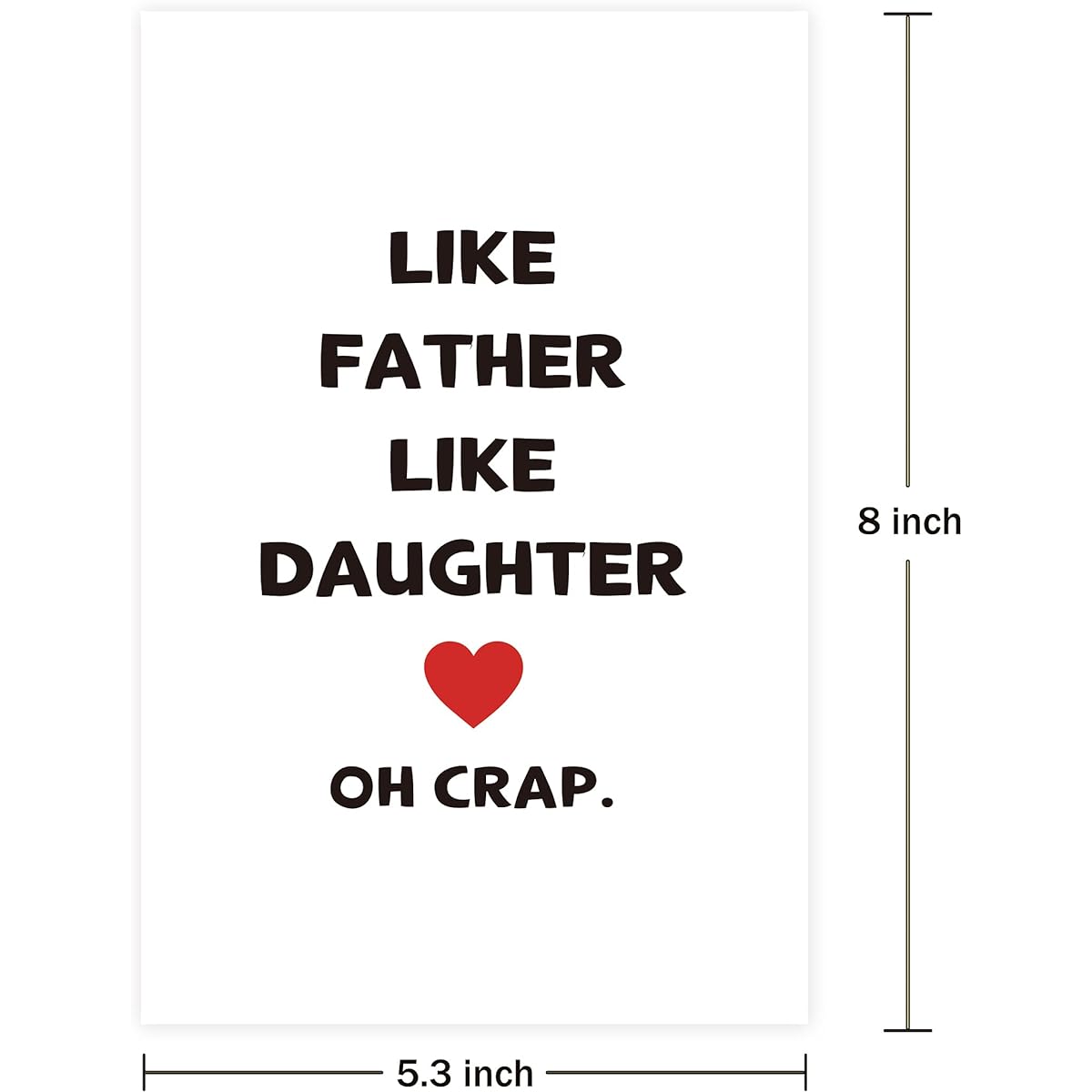 Father's Day Birthday Cards Greeting Cards for Father from Dad Father's Day Cards