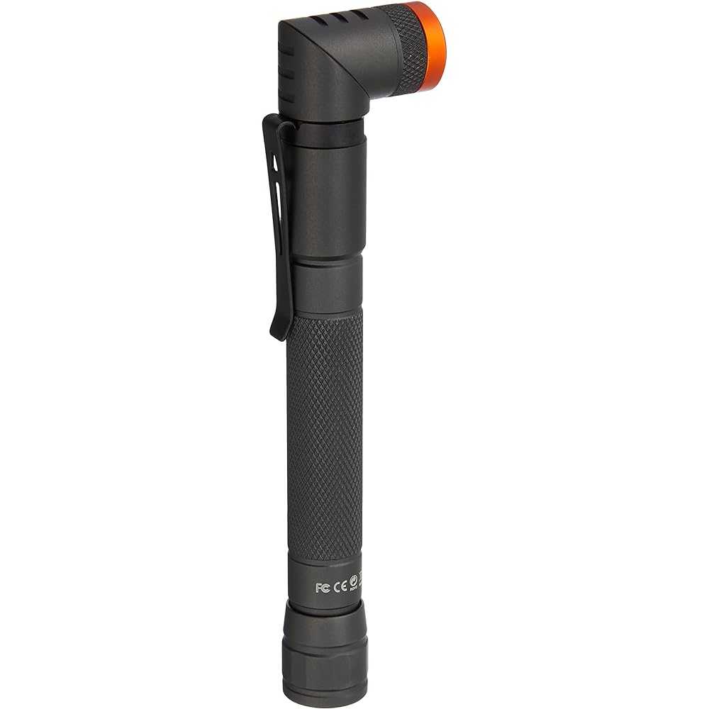 NICRON LED Handy Light Hand Light L-shaped Slim with Clip Magnetic Chest Light Small Hands-free Compact Portable Outdoor Maintenance Inspection Work Climbing Walking Running Running B73R