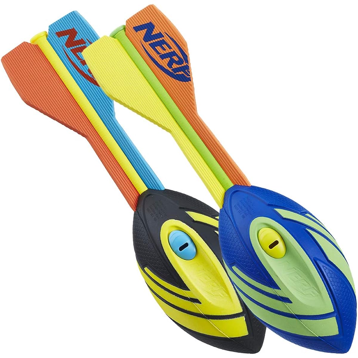 Hasbro A0366ES1 - Nerf Vortex Aero Whaler Green Football, Outdoor Activity Toy
